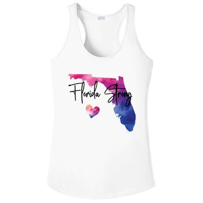 Florida Strong Hurricane Helene Ladies PosiCharge Competitor Racerback Tank