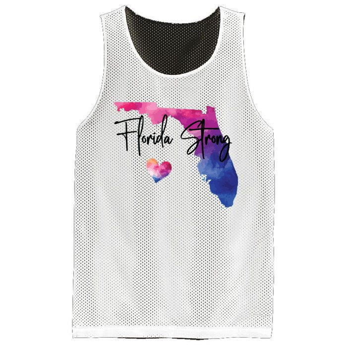 Florida Strong Hurricane Helene Mesh Reversible Basketball Jersey Tank