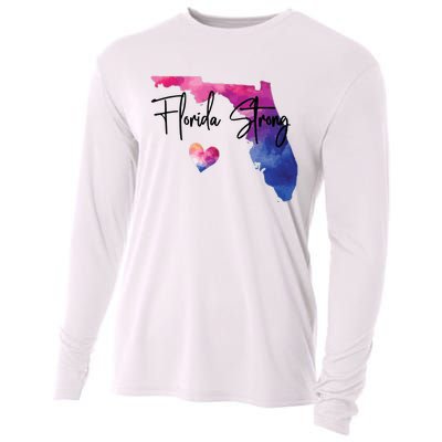 Florida Strong Hurricane Helene Cooling Performance Long Sleeve Crew