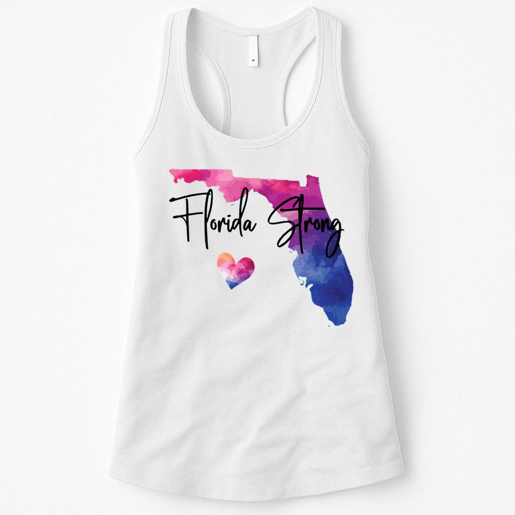 Florida Strong Hurricane Helene Womens Tank Top
