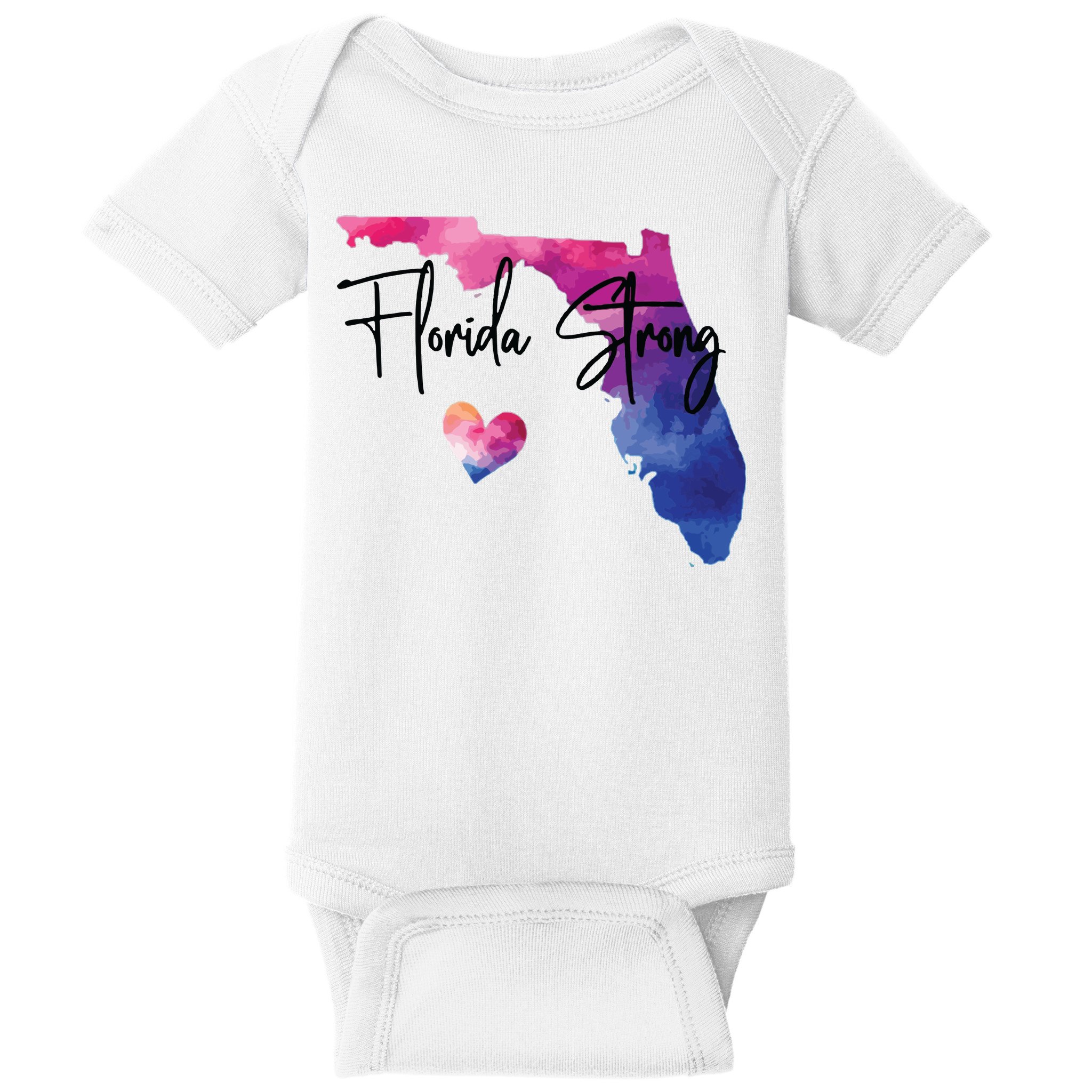 Florida Strong Hurricane Helene Baby Bodysuit