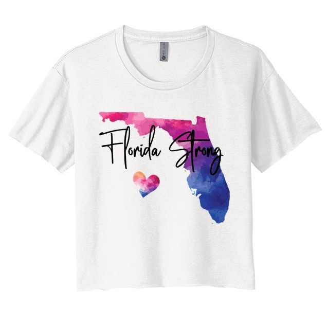Florida Strong Hurricane Helene Crop Top