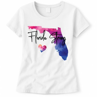 Florida Strong Hurricane Helene Womens T-Shirt