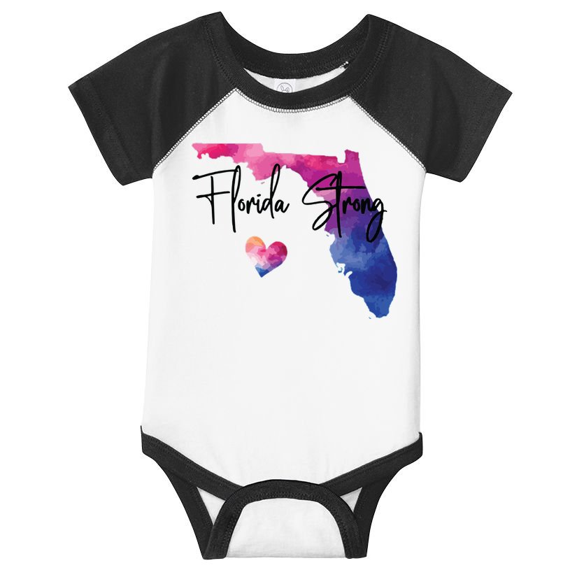Florida Strong Hurricane Helene Infant Baby Jersey Bodysuit