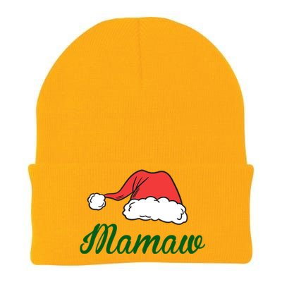 Funny Santa Hat Christmas Costume Family Matching Mamaw Gift Knit Cap Winter Beanie