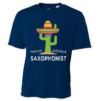 Fun Saxophonist Humor Saying Funny Saxophone Player Cooling Performance Crew T-Shirt