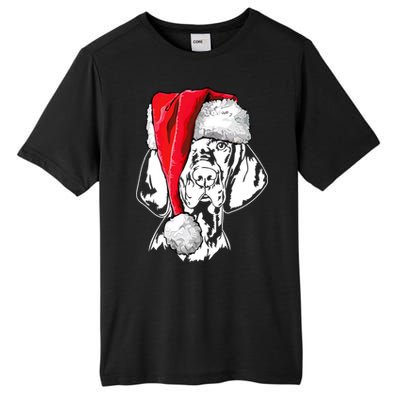 Funny Santa Hungarian Vizsla Christmas Dog Mom Dog Great Gift Tall Fusion ChromaSoft Performance T-Shirt