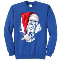 Funny Santa Hungarian Vizsla Christmas Dog Mom Dog Great Gift Sweatshirt