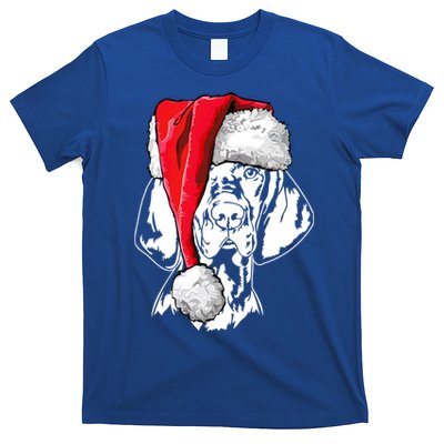 Funny Santa Hungarian Vizsla Christmas Dog Mom Dog Great Gift T-Shirt