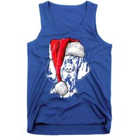 Funny Santa Hungarian Vizsla Christmas Dog Mom Dog Great Gift Tank Top