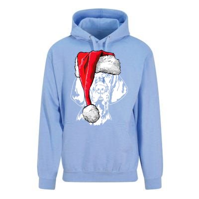 Funny Santa Hungarian Vizsla Christmas Dog Mom Dog Great Gift Unisex Surf Hoodie