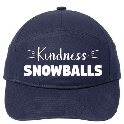 Funny Snow Humor Quote For A Winter Lover Great Gift 7-Panel Snapback Hat