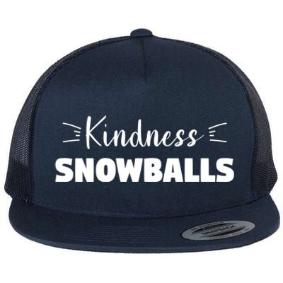 Funny Snow Humor Quote For A Winter Lover Great Gift Flat Bill Trucker Hat