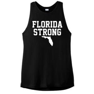 Florida Strong Hurricane Milton Ladies PosiCharge Tri-Blend Wicking Tank