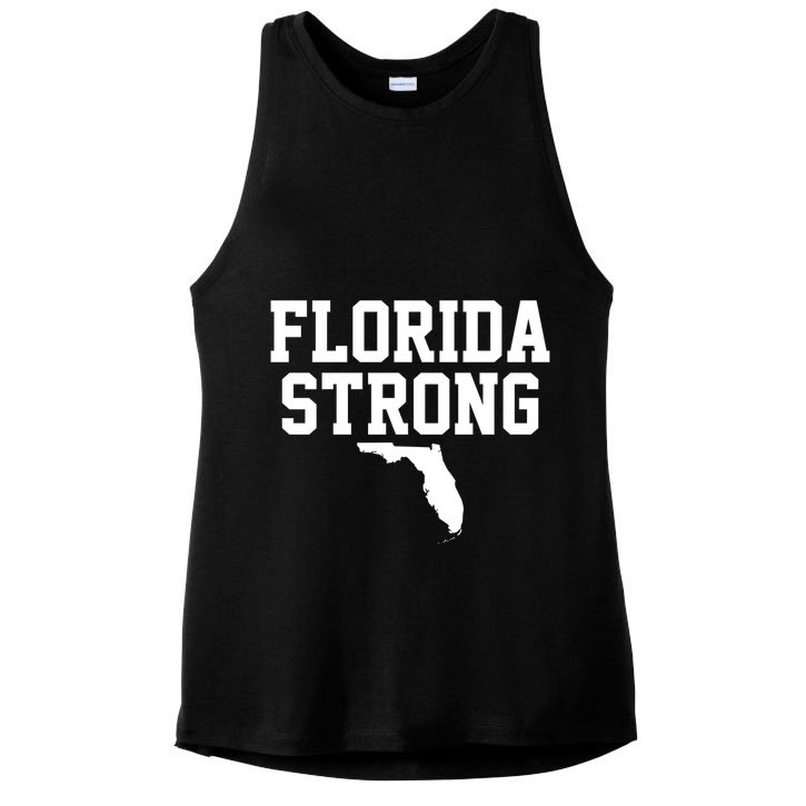 Florida Strong Hurricane Milton Ladies PosiCharge Tri-Blend Wicking Tank