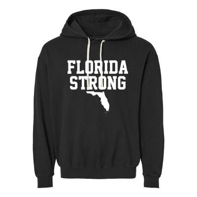 Florida Strong Hurricane Milton Garment-Dyed Fleece Hoodie