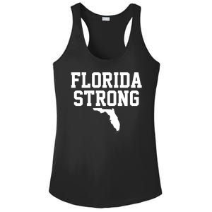 Florida Strong Hurricane Milton Ladies PosiCharge Competitor Racerback Tank