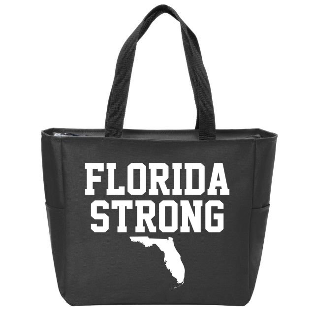 Florida Strong Hurricane Milton Zip Tote Bag