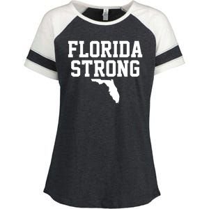 Florida Strong Hurricane Milton Enza Ladies Jersey Colorblock Tee