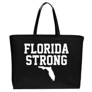 Florida Strong Hurricane Milton Cotton Canvas Jumbo Tote