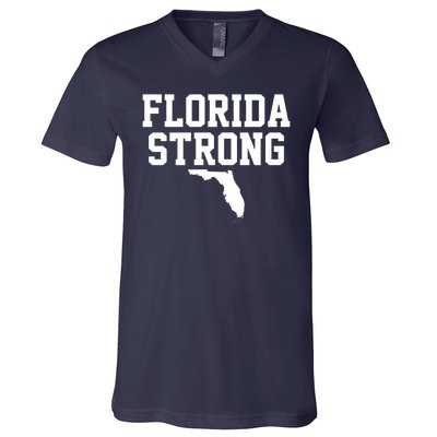 Florida Strong Hurricane Milton V-Neck T-Shirt