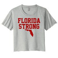 Florida Strong Hurricane Milton Women's Crop Top Tee