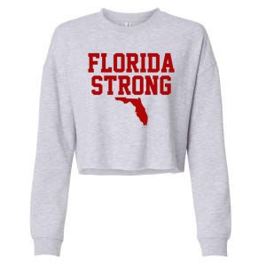 Florida Strong Hurricane Milton Cropped Pullover Crew