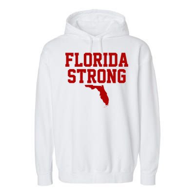 Florida Strong Hurricane Milton Garment-Dyed Fleece Hoodie