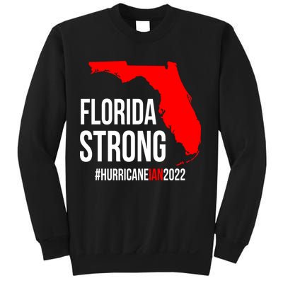 Florida Strong Hurricane Ian Support Florida Vintage American US Flag Sweatshirt