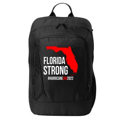 Florida Strong Hurricane Ian Support Florida Vintage American US Flag City Backpack