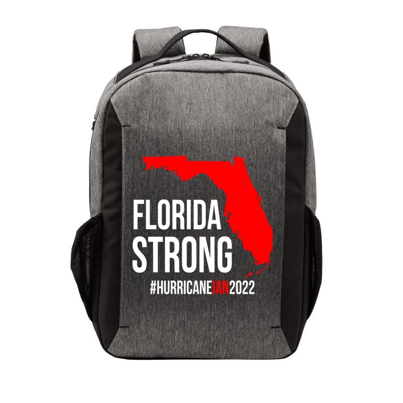 Florida Strong Hurricane Ian Support Florida Vintage American US Flag Vector Backpack