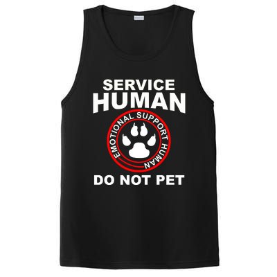 Funny Service Human Gift Funny Dog Owner Emotional Support Human PosiCharge Competitor Tank