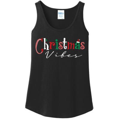 Festive Santa Hat and Holly Christmas Ladies Essential Tank