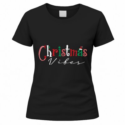 Festive Santa Hat and Holly Christmas Women's T-Shirt