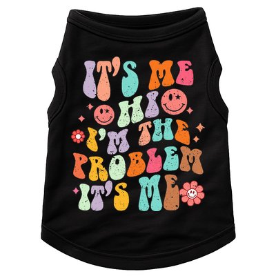 Funny Sarcasm Humor I'm A Problem Retro Groovy Doggie Tank