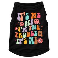 Funny Sarcasm Humor I'm A Problem Retro Groovy Doggie Tank