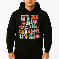 Funny Sarcasm Humor I'm A Problem Retro Groovy Hoodie