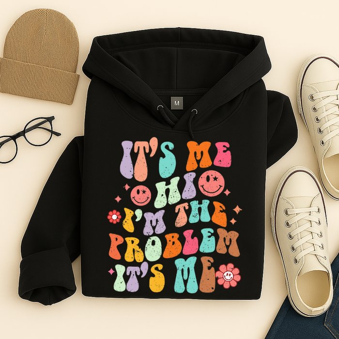 Funny Sarcasm Humor I'm A Problem Retro Groovy Hoodie
