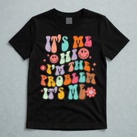Funny Sarcasm Humor I'm A Problem Retro Groovy T-Shirt