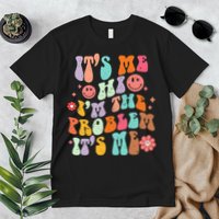 Funny Sarcasm Humor I'm A Problem Retro Groovy Premium T-Shirt