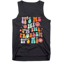 Funny Sarcasm Humor I'm A Problem Retro Groovy Tank Top