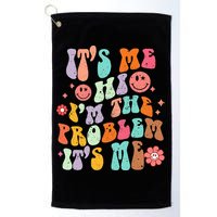 Funny Sarcasm Humor I'm A Problem Retro Groovy Golf Towel
