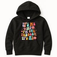 Funny Sarcasm Humor I'm A Problem Retro Groovy Kids Hoodie