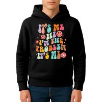 Funny Sarcasm Humor I'm A Problem Retro Groovy Kids Hoodie