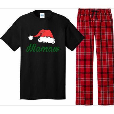 Funny Santa Hat Christmas Costume Family Matching Mamaw Gift Pajama Set