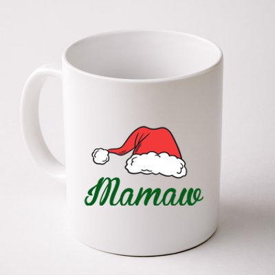 Funny Santa Hat Christmas Costume Family Matching Mamaw Gift Coffee Mug