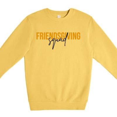 Friendsgiving Squad Holiday Gift Premium Crewneck Sweatshirt