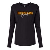 Friendsgiving Squad Holiday Gift Womens Cotton Relaxed Long Sleeve T-Shirt