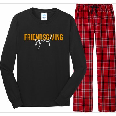 Friendsgiving Squad Holiday Gift Long Sleeve Pajama Set