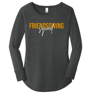 Friendsgiving Squad Holiday Gift Women's Perfect Tri Tunic Long Sleeve Shirt